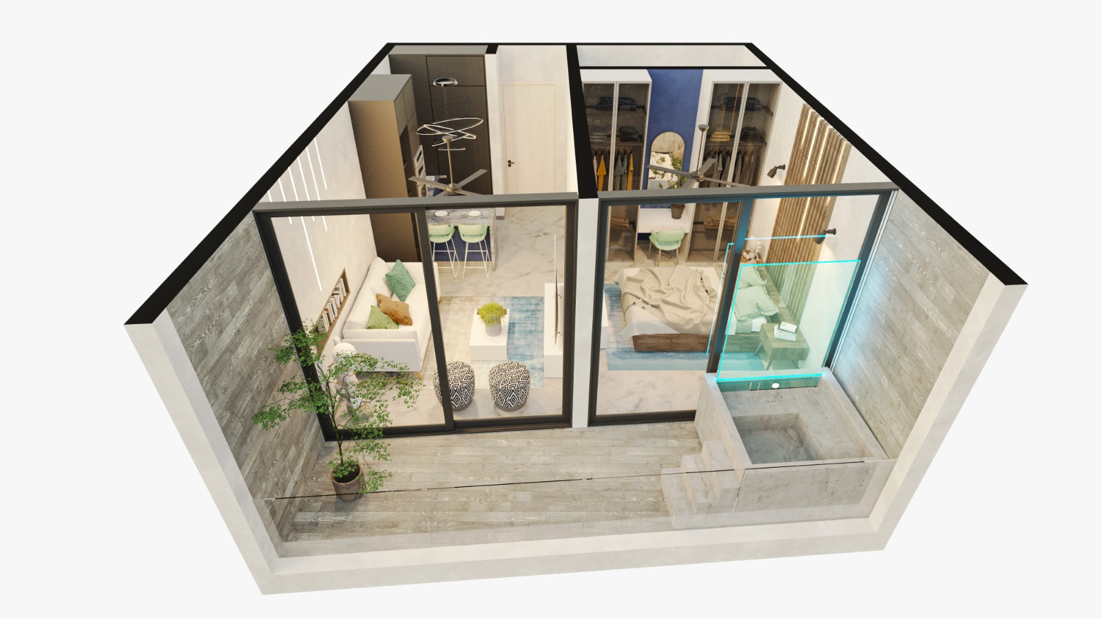 Large 1-bedroom