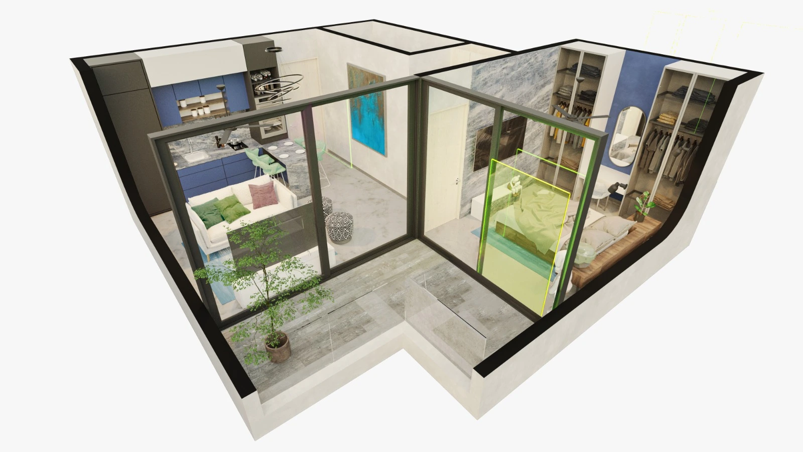 Spacious 1 – bedroom