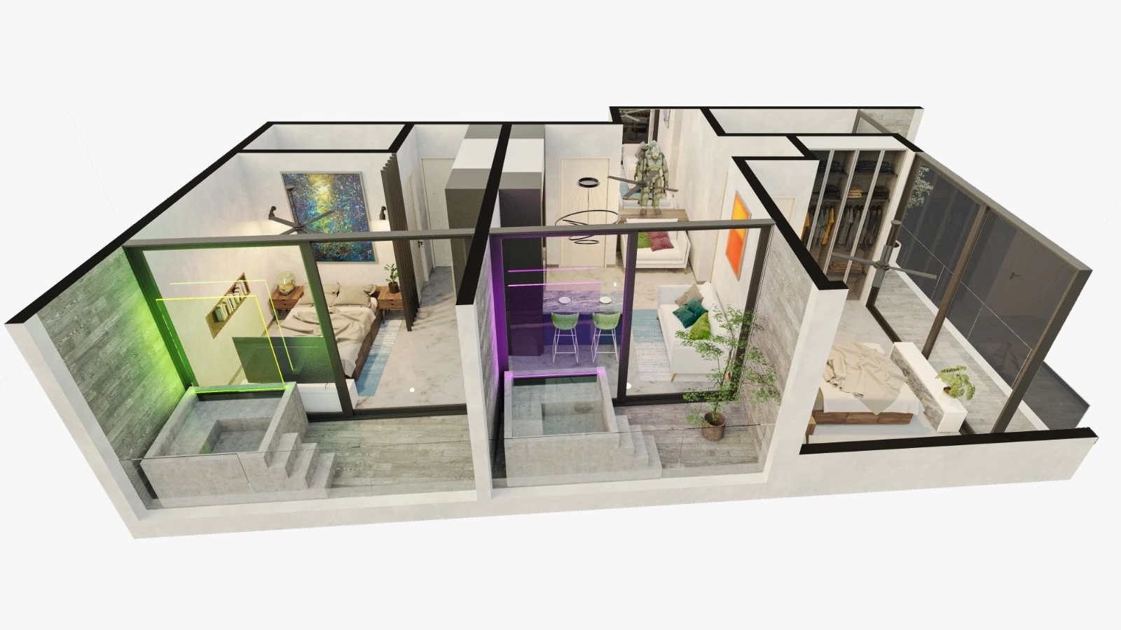 Lock Off 2 bedroom