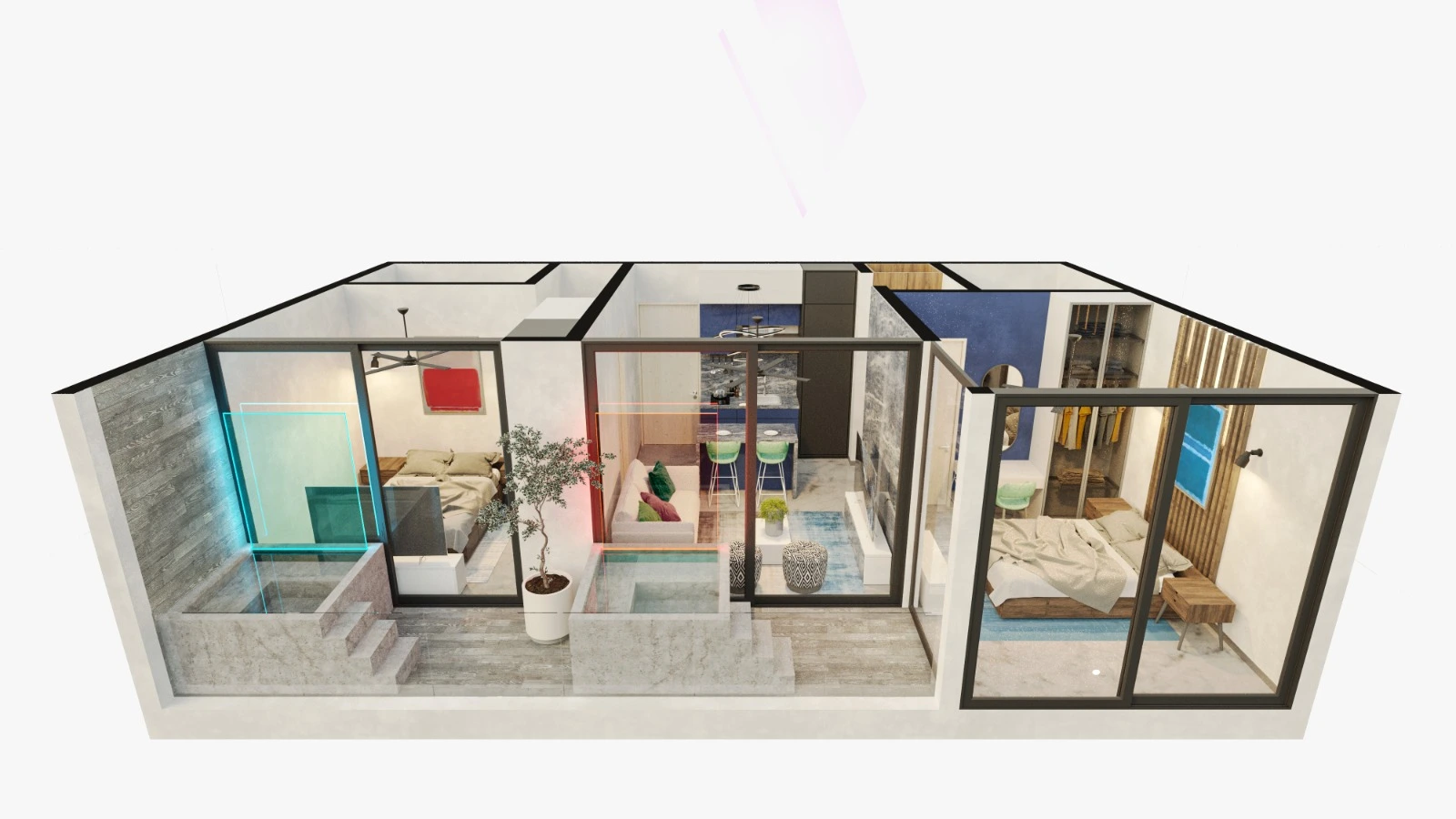 Lock-Off 2-bedroom